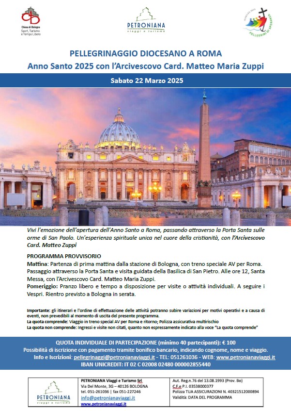 Pellegrinaggio della diocesi di Bologna